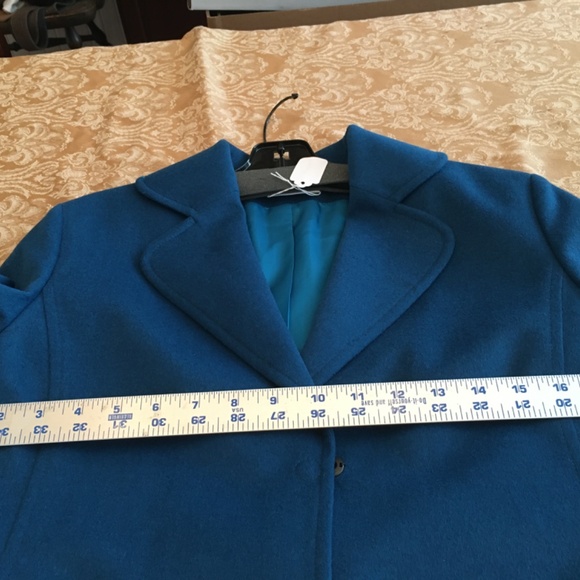 Akris Punto Teal Blue Jacket - Picture 11 of 13